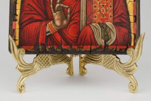 Traditional Brass Icon Stand