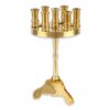 Traditional Brass Seven Candle Holder