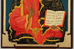christ the teacher icon hand painted bulgarian orthodox icon