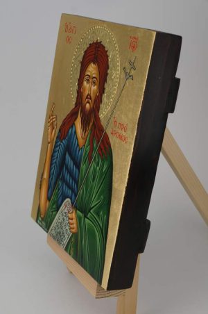 st john the baptist icon hand painted greek orthodox