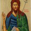 st john the baptist icon hand painted greek orthodox