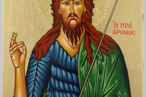 st john the baptist icon hand painted greek orthodox