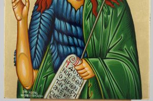 st john the baptist icon hand painted greek orthodox