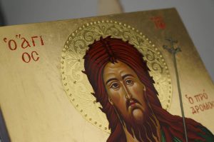 st john the baptist icon hand painted greek orthodox