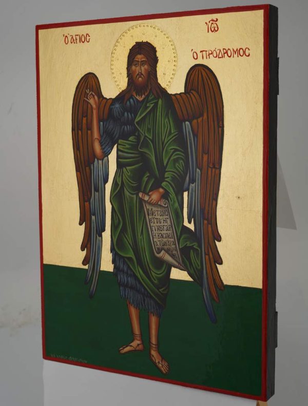 st john the forerunner icon hand painted