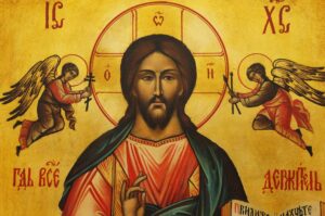 Christ Almighty Icon Pantocrator Hand Painted Byzantine Orthodox