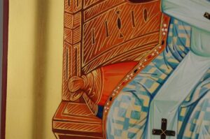Christ The Great High Priest Icon Hand Painted Byzantine Orthodox Enthroned