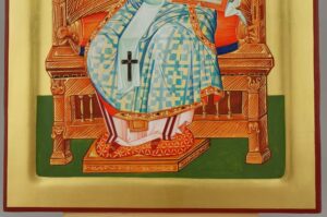 Christ The Great High Priest Icon Hand Painted Byzantine Orthodox Enthroned