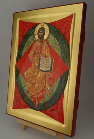 Christ in Majesty Icon Hand Painted Byzantine Orthodox
