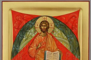 Christ in Majesty Icon Hand Painted Byzantine Orthodox