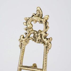 Decorated Brass Plated Orthodox Icon Stand Tripod Display Easels