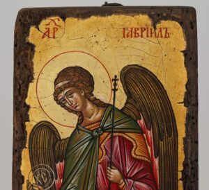 Gabriel the Archangel Icon Novgorod Hand Painted Byzantine Orthodox