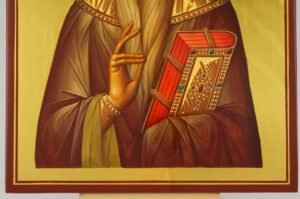 Hieromartyr Haralambos Bishop of Magnesia Icon Hand Painted Byzantine Orthodox