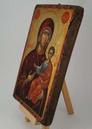 The Virgin Hodegetria Thrace Hand Painted Byzantine Orthodox