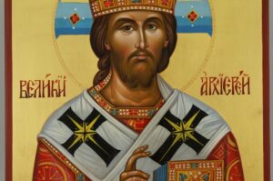 Christ the High Priest Icon Hand Painted Byzantine Orthodox