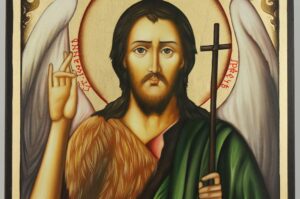 St John the Baptist Icon Hand Painted Byzantine Orthodox