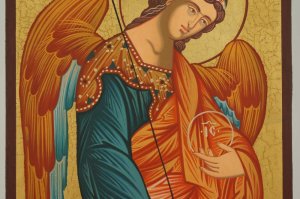 archangel raphael the healer icon hand painted orthodox