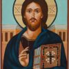 christ pantocrator (sinai) icon hand painted orthodox