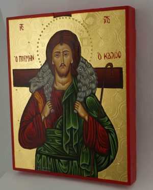 christ the good shepherd icon hand painted greek orthodox