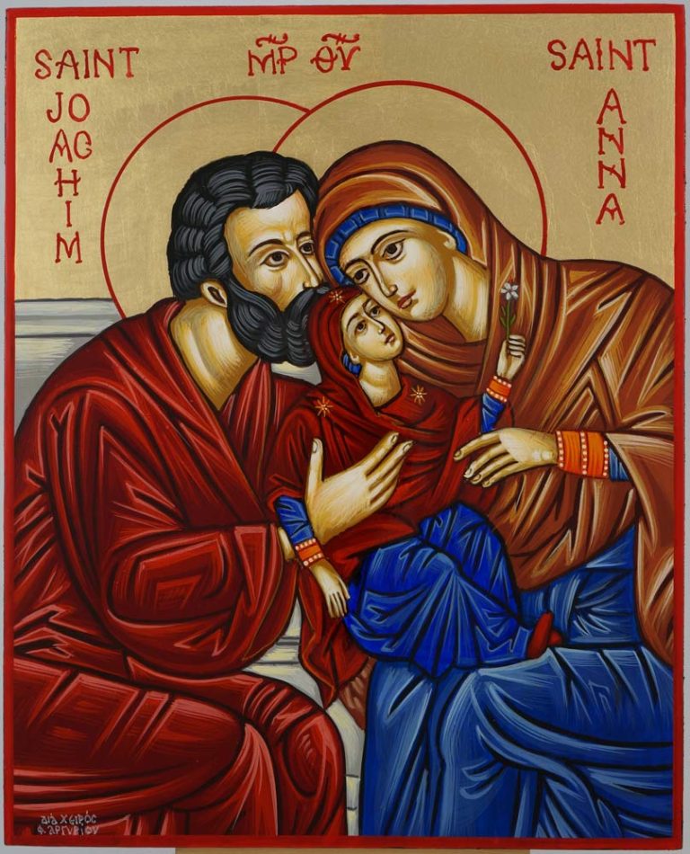 Joachim and Anna Icon Orthodox Icons BlessedMart