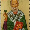 saint patrick icon hand painted greek orthodox