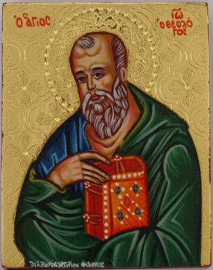 st john the theologian icon hand painted orthodox