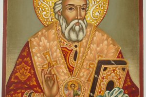 st nicholas the wonderworker icon hand painted orthodox