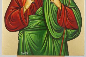 the good shepherd icon hand painted greek orthodox