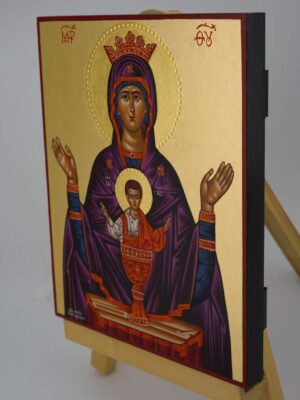 theotokos of the inexhaustible cup icon hand painted orthodox