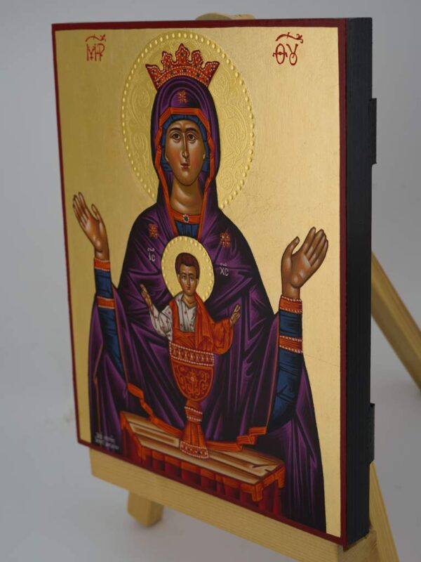 theotokos of the inexhaustible cup icon hand painted orthodox
