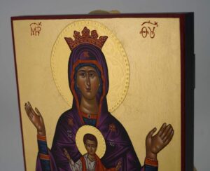 theotokos of the inexhaustible cup icon hand painted orthodox