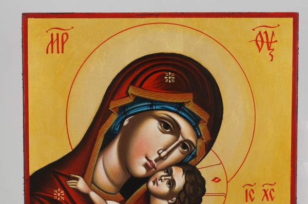 theotokos sweet loving icon hand painted orthodox