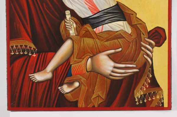 theotokos sweet loving icon hand painted orthodox