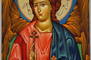 Archangel Michael Icon Hand Painted Greek Orthodox
