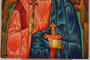 Archangel Michael Icon Hand Painted Greek Orthodox