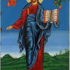 Christ Pantocrator with Angels Icon Hand Painted Greek Orthodox