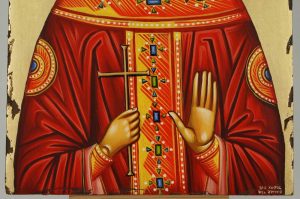 St Catherine of Alexandria Icon Hand Painted Greek Orthodox