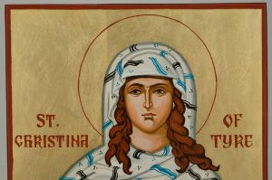 St Christina of Tyre Icon Hand Painted Orthodox