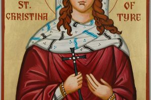 St Christina of Tyre Icon Hand Painted Orthodox