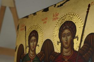 Synaxis of the Holy Archangels Icon Hand Painted Orthodox Byzantine