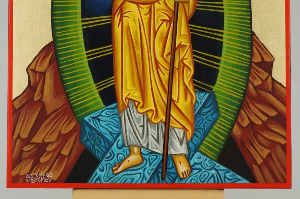 resurrection icon hand painted greek orthodox