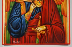 the guardian angel icon hand painted greek orthodox