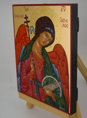 the guardian angel icon hand painted orthodox