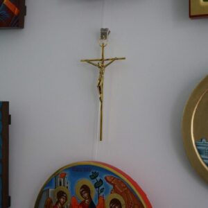 Brass Wall Crucifix