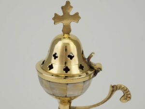 Orthodox Censer with Mother of Pearl Inlay