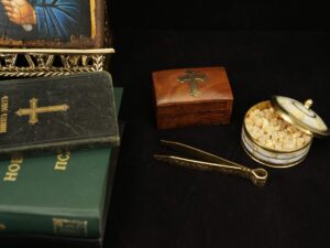 Small Wooden Storage Box with Lid