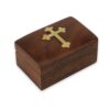 Small Wooden Storage Box with Lid
