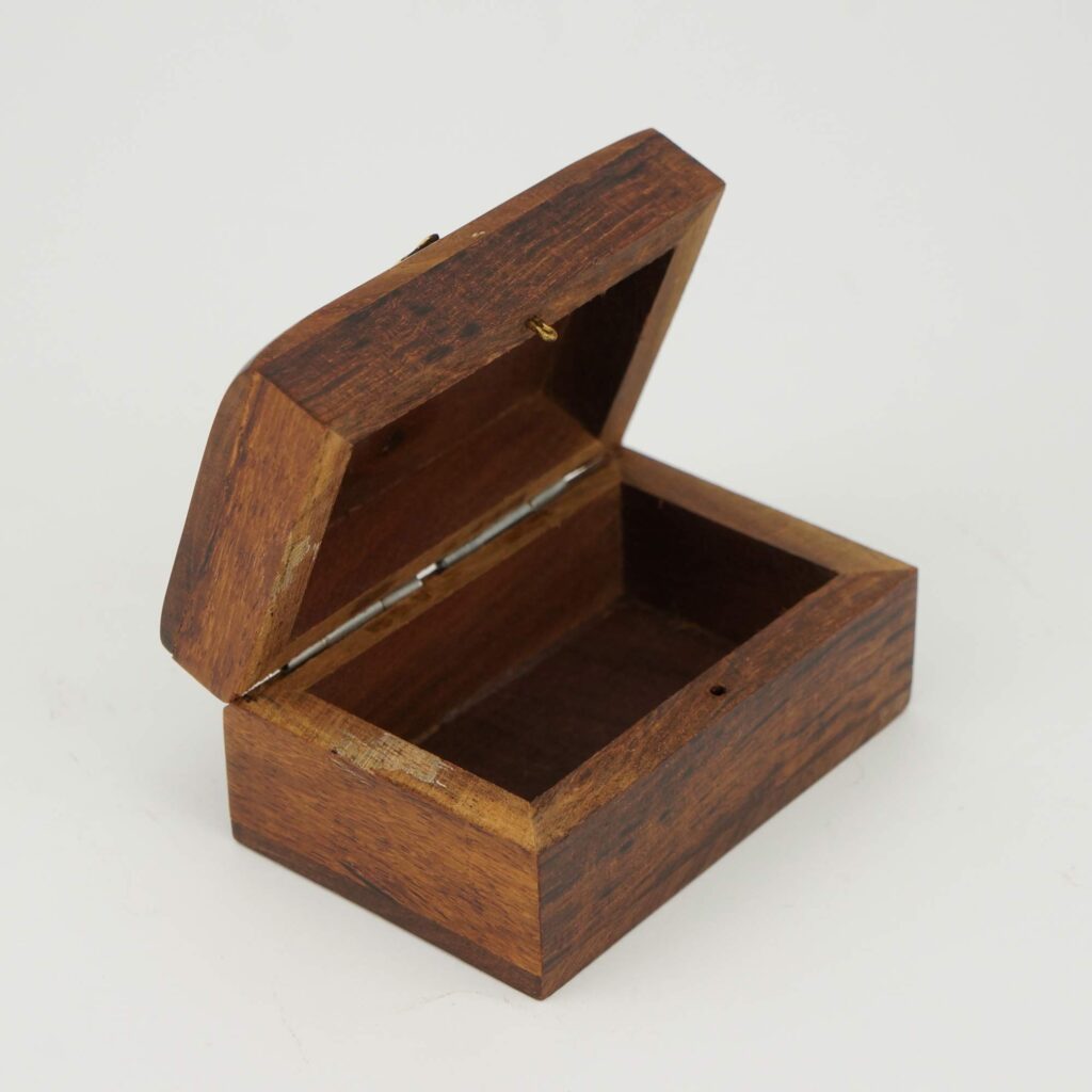 Small Wooden Storage Box with Lid BlessedMart