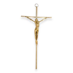 brass wall crucifix