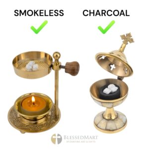 charcoal smoless orthodox censer blessedmart